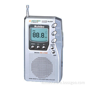 FM/AM 2-Band PLL Receiver with Three Search Modes and Lock Switch